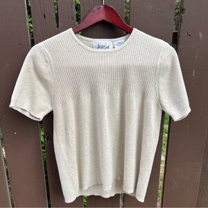 Jessica Sport Knit Sweater Half-Sleeve